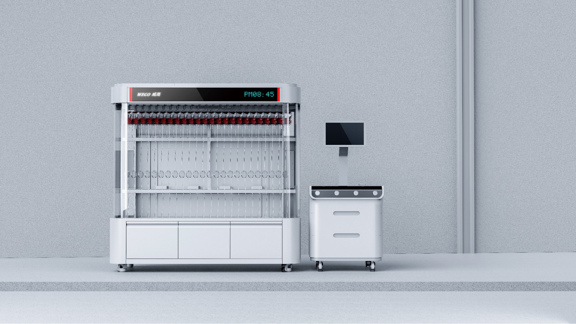 智能濾白柜的外觀設計是怎樣的？