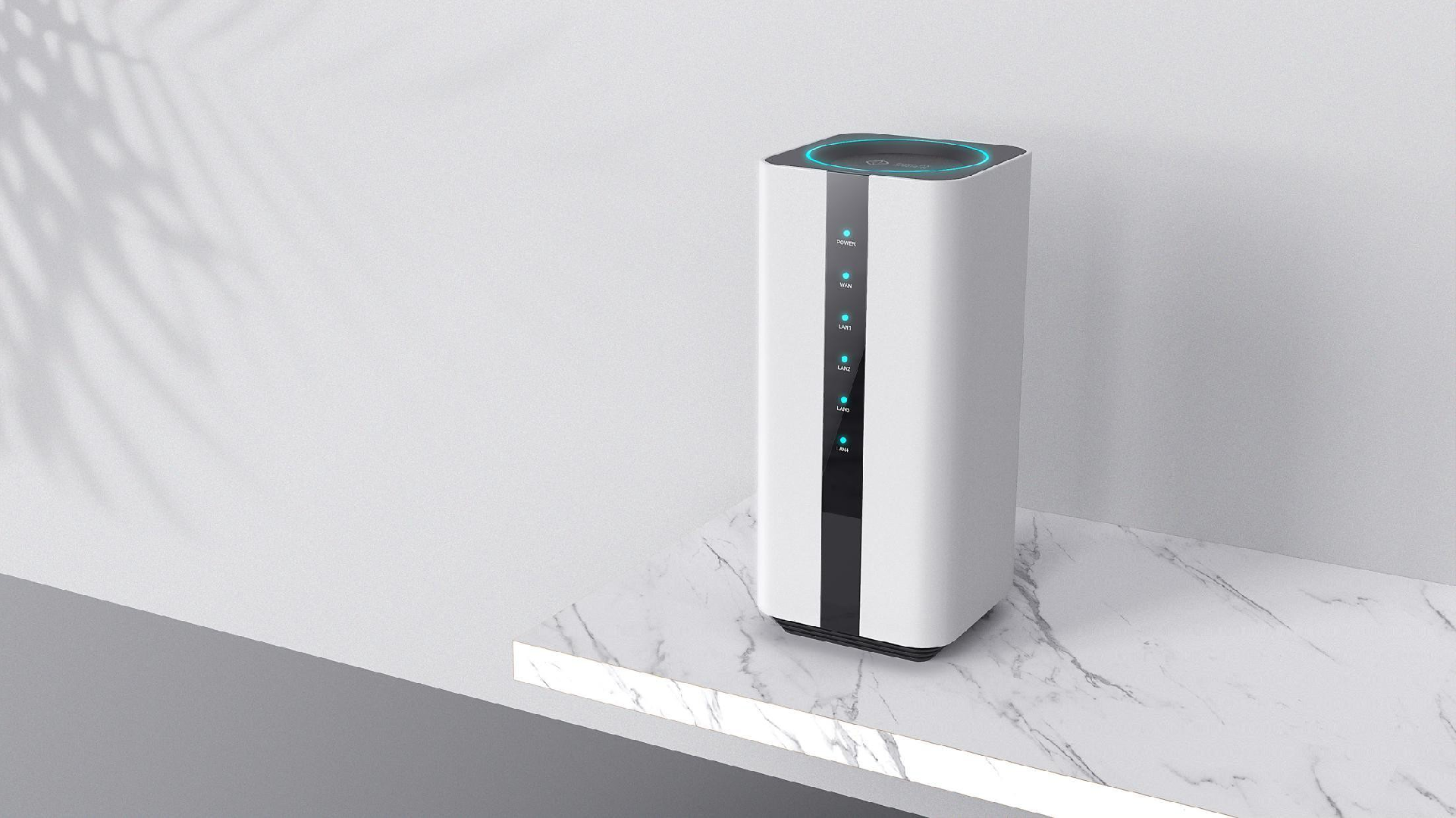 矩形圓形疊加，黑色亞克力面板與環(huán)形氛圍燈的視覺(jué)盛宴